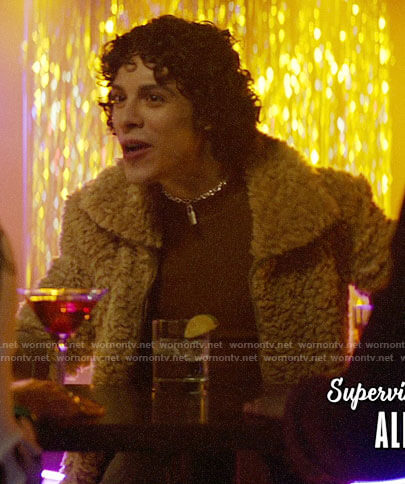 Jorge’s teddy jacket on Katy Keene