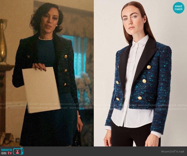 Judith & Charles Malaga Jacket worn by Hermosa Lodge (Mishel Prada) on Riverdale
