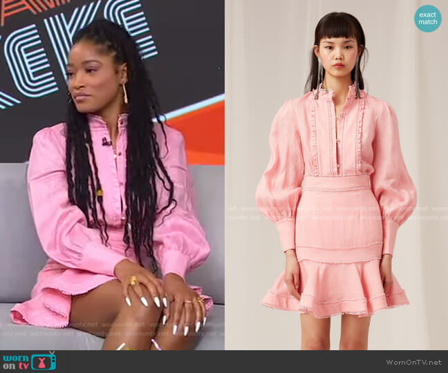 Keepsake Ardour Shirt worn by Keke Palmer on Good Morning America