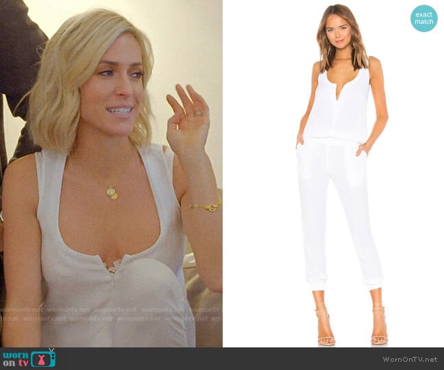 Monrow Crepe Jumpsuit worn by Kristin Cavallari on Very Cavallari
