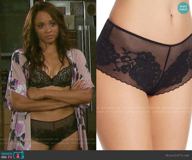 Natori Flora Girl Briefs worn by Lani Price (Sal Stowers) on Days of our Lives