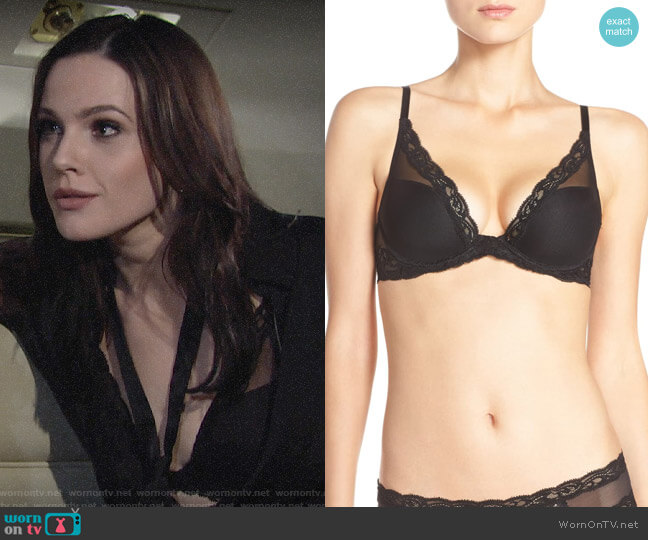 Natori Feathers Underwire Bra worn by Tessa Porter (Cait Fairbanks) on The Young and the Restless