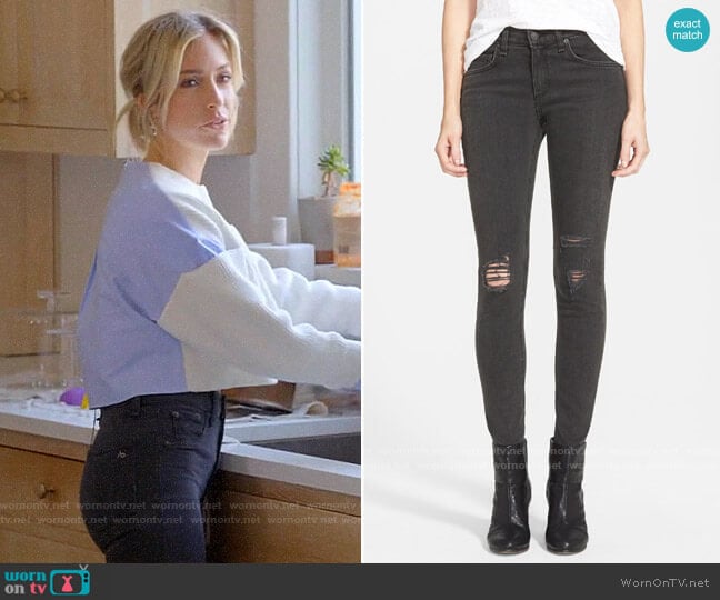 Rag & Bone Shredded Skinny Jeans worn by Kristin Cavallari on Very Cavallari