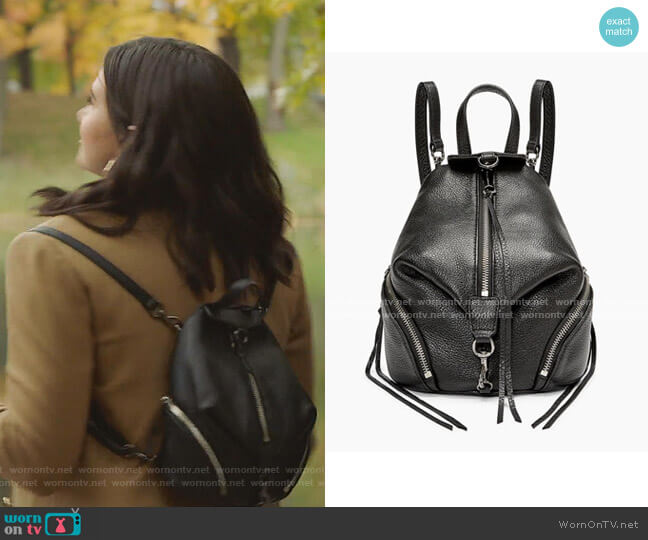 Rebecca Minkoff Convertible Mini Julian Backpack worn by Jane Sloan (Katie Stevens) on The Bold Type