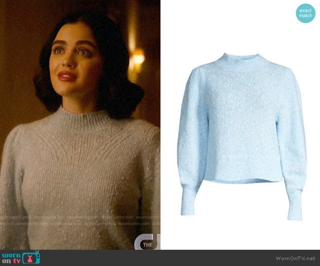 Rebecca Taylor Optic Tweed Sweater worn by Katy Keene (Lucy Hale) on Katy Keene