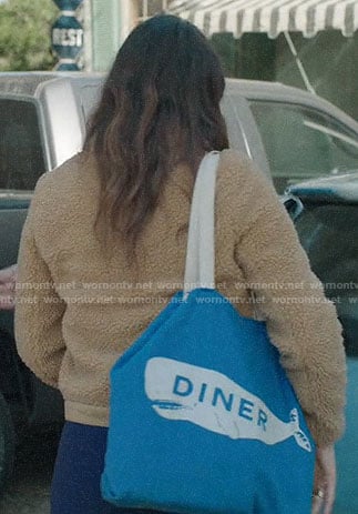 Rio’s diner whale tote on Bless This Mess