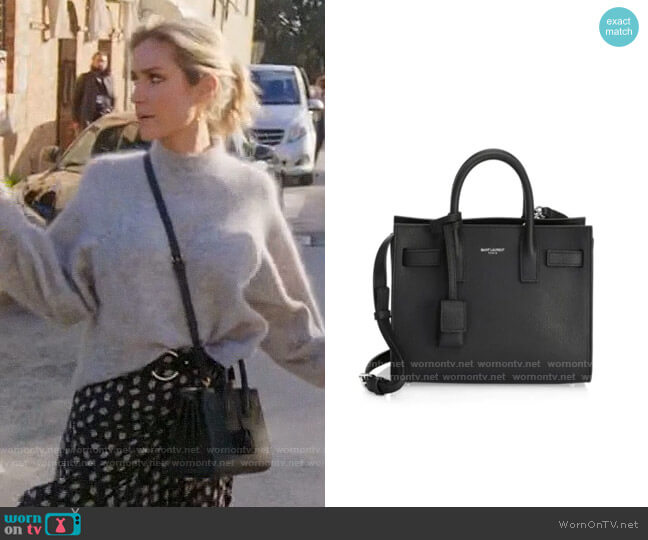 Saint Laurent Nano Sac De Jour worn by Kristin Cavallari on Very Cavallari