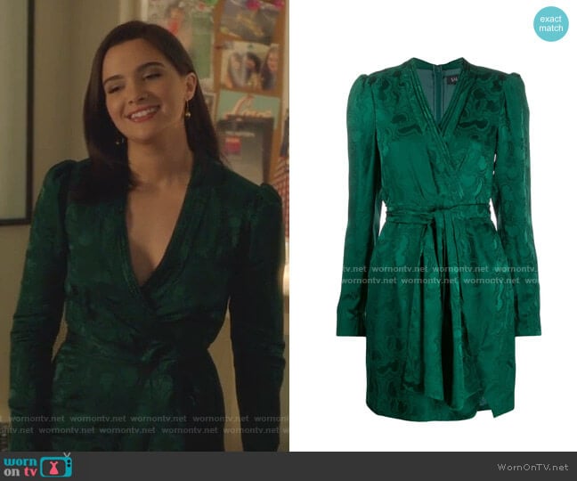 Saloni Bibi Wrap Dress worn by Jane Sloan (Katie Stevens) on The Bold Type