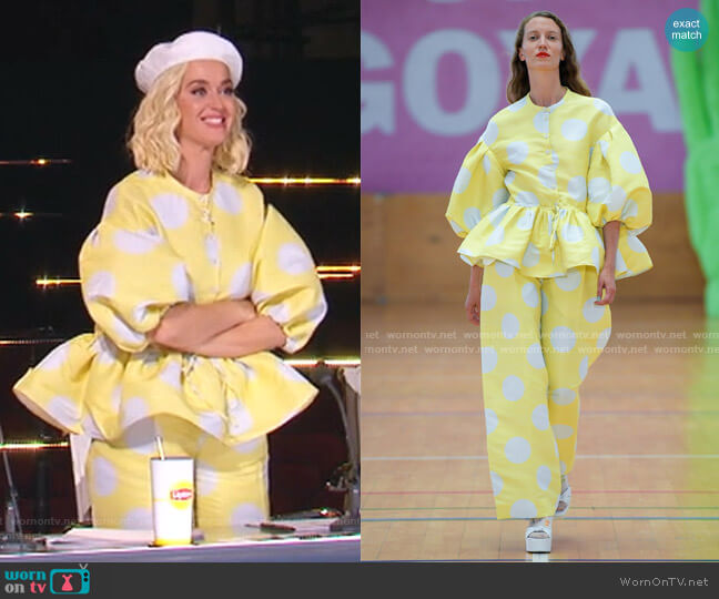 Stine Goya Chet Showpiece Pants worn by Katy Perry on American Idol