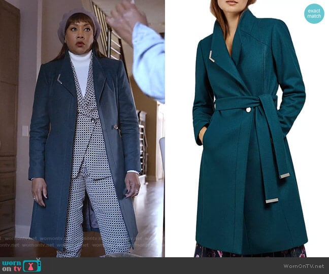 Ted Baker Ellgenic Long Belted Coat