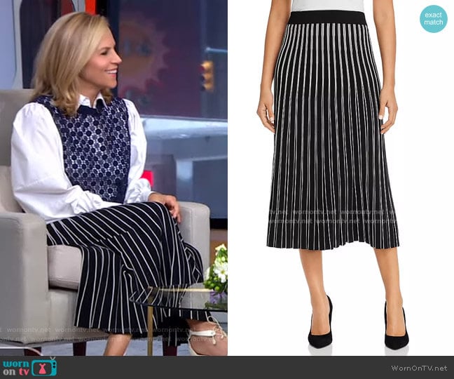 Tory Burch Striped Knit Skirt