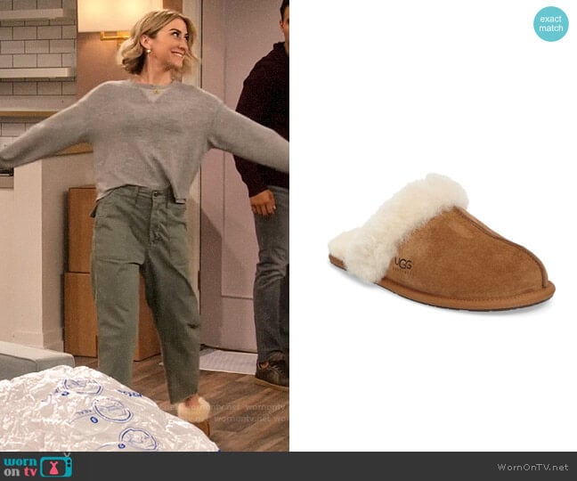 Ugg Scuffette II Slipper worn by Ava Germaine (Chelsea Kane) on The Expanding Universe of Ashley Garcia