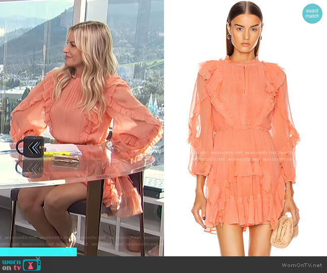 Ulla Johnson Aberdeen Dress worn by Morgan Stewart on E! News