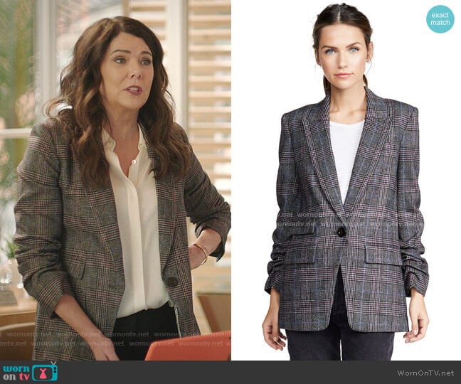Veronica Beard Martel Dickey Jacket worn by Joan (Lauren Graham) on Zoeys Extraordinary Playlist