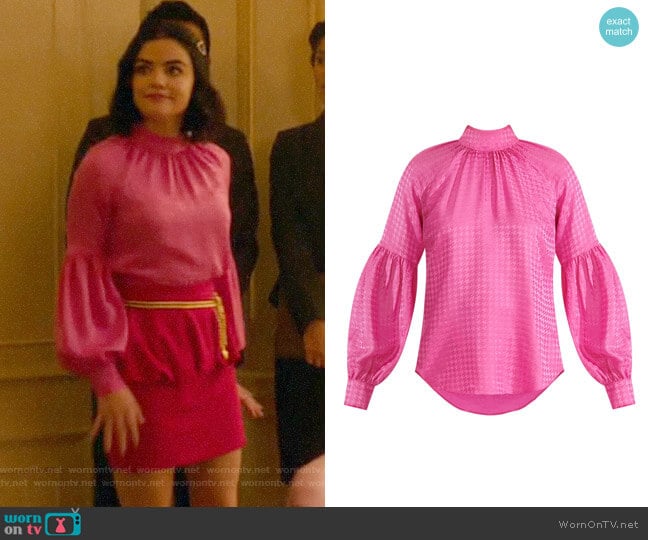 Veronica Beard Cicely Top worn by Katy Keene (Lucy Hale) on Katy Keene