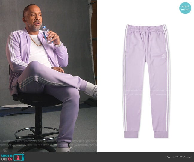 Adidas SST Track Pant worn by Kenya Barris (Kenya Barris) on BlackAF
