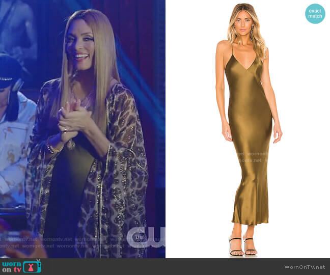 Alix NYC Lewis Dress worn by Dominique Deveraux (Michael Michele) on Dynasty