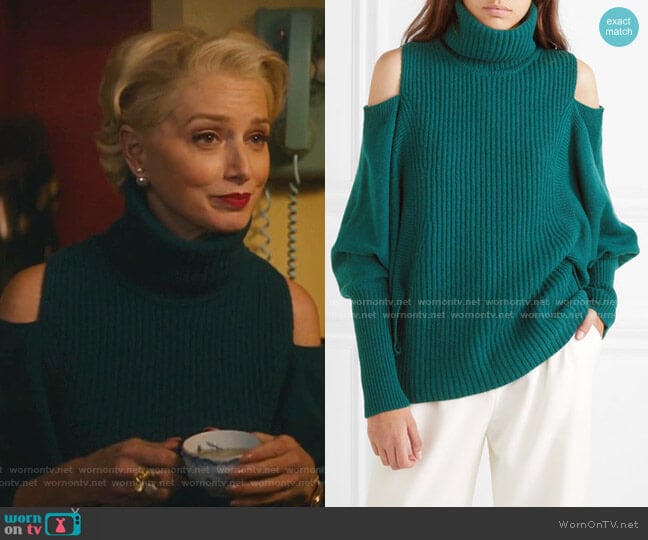 Antonio Berardi Cold-Shoulder Sweater