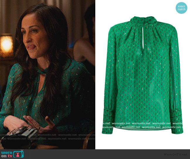Ba&sh Cabri Printed Blouse