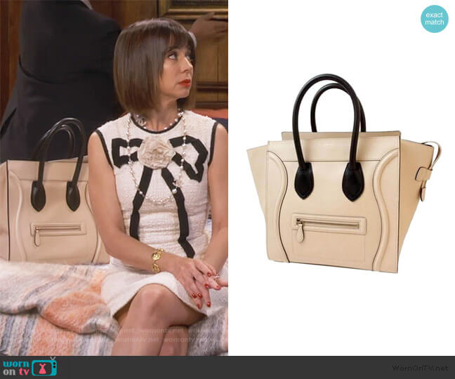 Celine Luggage Hand bag worn by Elizabeth (Natasha Leggero) on Broke