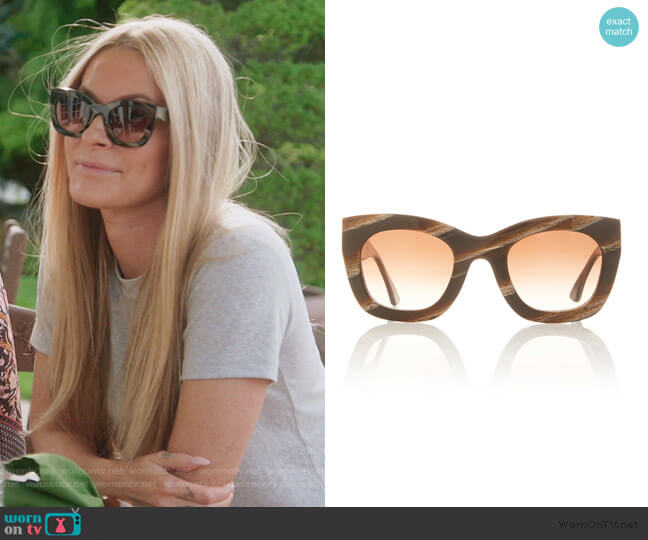 Thierry Lasry Concubiny Cat-Eye Acetate Sunglasses worn by Leah McSweeney on The Real Housewives of New York City
