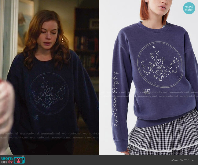 Project Social T Constellation Pullover Sweatshirt worn by Zoey Clarke (Jane Levy) on Zoeys Extraordinary Playlist