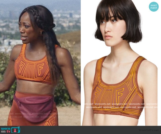 Fendi FFreedom Sports Bra worn by Molly Carter (Yvonne Orji) on Insecure
