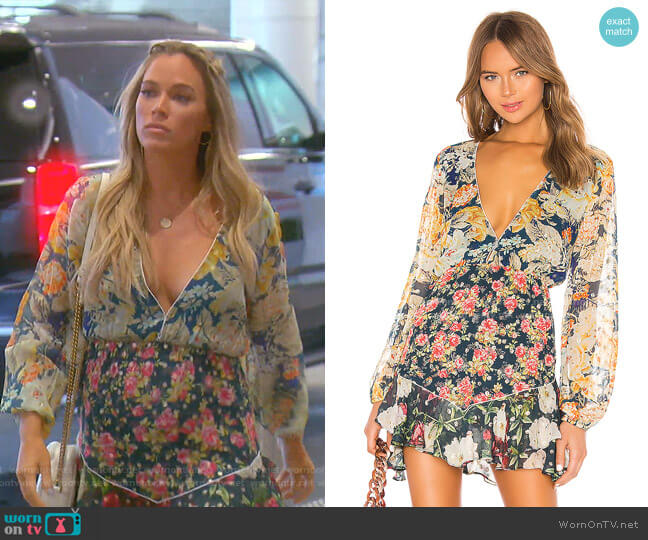 Hemant and Nandita Della Dress worn by Teddi Mellencamp Arroyave on The Real Housewives of Beverly Hills