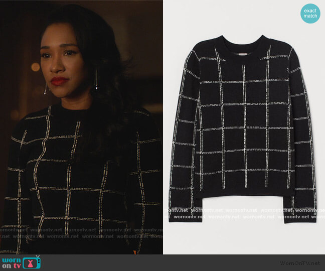 H&M Fine-knit Sweater worn by Iris West (Candice Patton) on The Flash