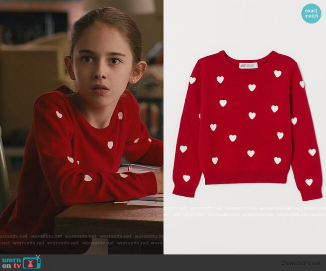 H&M Fine-knit Cotton Sweater worn by Anna-Kat Otto (Julia Butters) on American Housewife