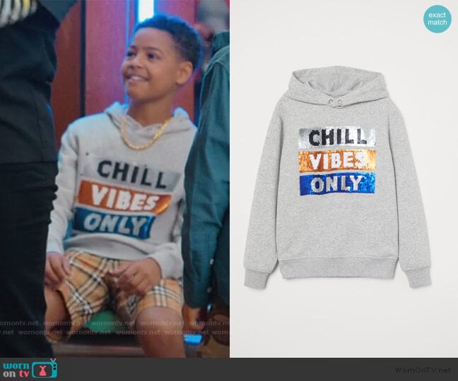 H&M Hoodie worn by Pops Barris (Justin Claiborne) on BlackAF