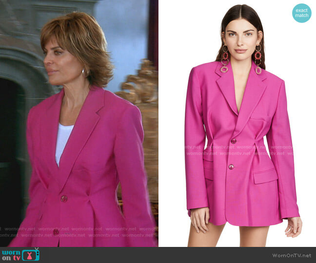 Jacquemus La Veste Raffaella Blazer worn by Lisa Rinna on The Real Housewives of Beverly Hills