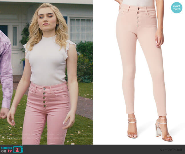 Joe's The Charlie High Waist Skinny Jeans worn by Taylor Otto (Meg Donnelly) on American Housewife