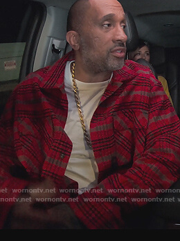 Kenya’s red plaid shirt on BlackAF