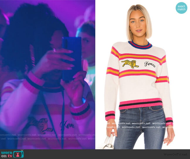 Revolve Jumping Tiger Pullover worn by Drea Barris (Iman Benson) on BlackAF