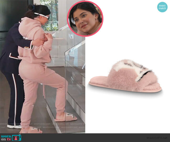 Louis Vuitton Homey Flat Mule worn by Kylie Jenner on Keeping Up with the Kardashians