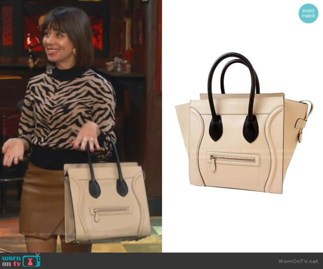 Celine Luggage Hand bag worn by Elizabeth (Natasha Leggero) on Broke
