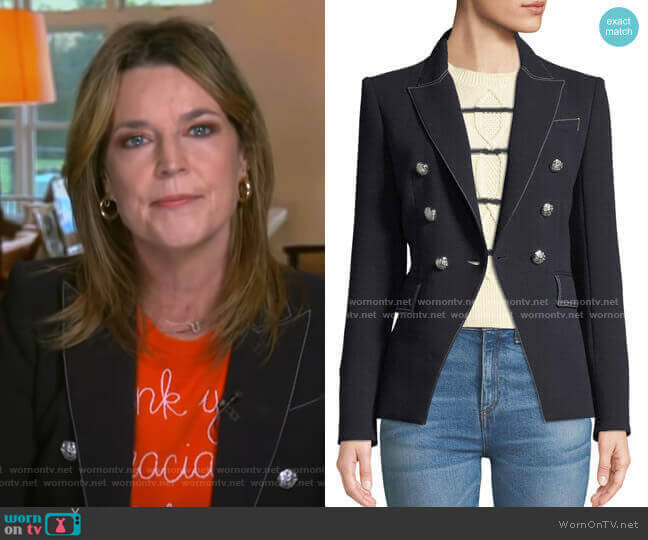 Veronica Beard Miller Blazer worn by Savannah Guthrie on Today