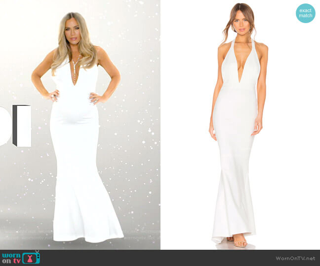NBD Jenny From The Block Gown worn by Teddi Mellencamp Arroyave on The Real Housewives of Beverly Hills