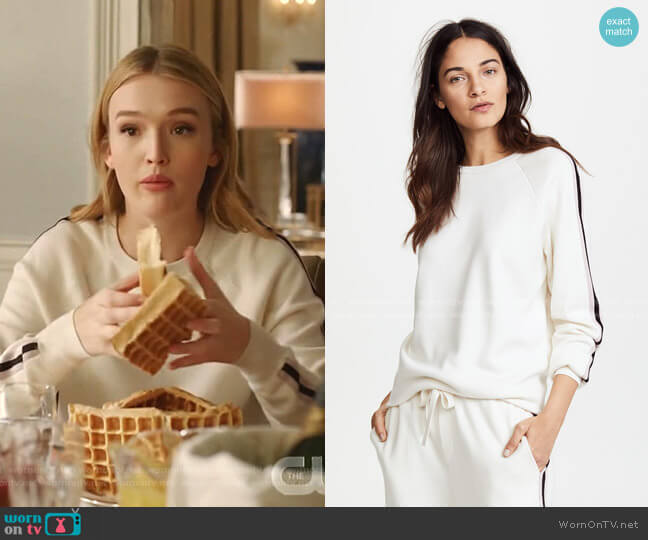 Olivia von Halle Missy Moscow Tracksuit worn by Kirby Anders (Maddison Brown) on Dynasty