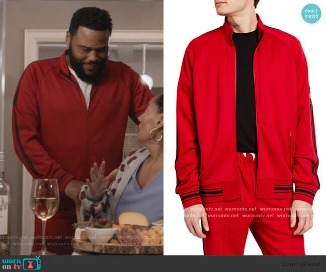 Ovadia Ball Track Jacket worn by Andre Johnson (Anthony Anderson) on Black-ish