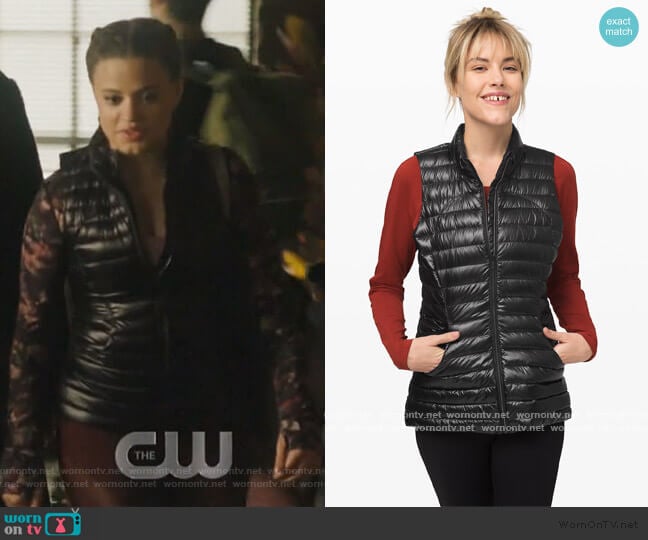 Lululemon Pack It Down Vest worn by Maggie Vera (Sarah Jeffery) on Charmed