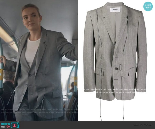 Chalayan Toggle Detailed Blazer worn by Villanelle (Jodie Comer) on Killing Eve