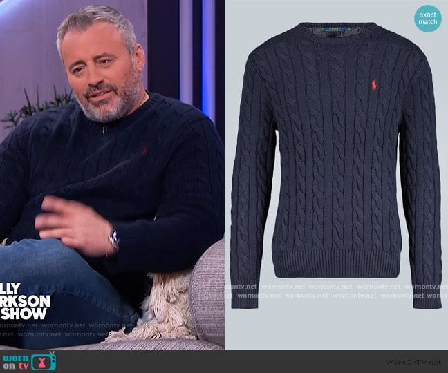 Polo Ralph Lauren Cable Knit Logo Jumper