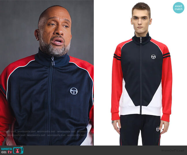 Sergio Tacchini Ascot Archivo Track Jacket worn by Kenya Barris (Kenya Barris) on BlackAF