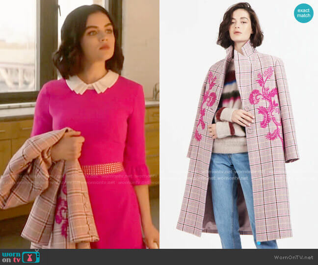 Tanya Taylor Leida II Coat worn by Katy Keene (Lucy Hale) on Katy Keene