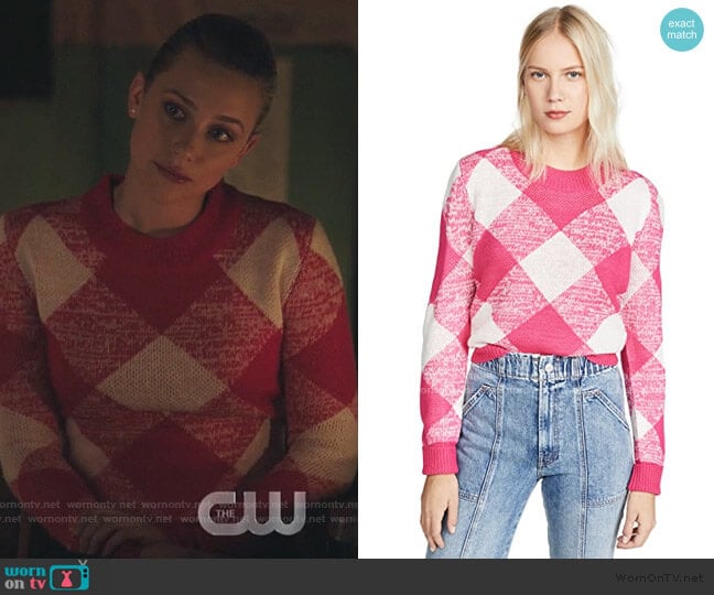 The Fifth Label Angle Knit Sweater worn by Betty Cooper (Lili Reinhart) on Riverdale