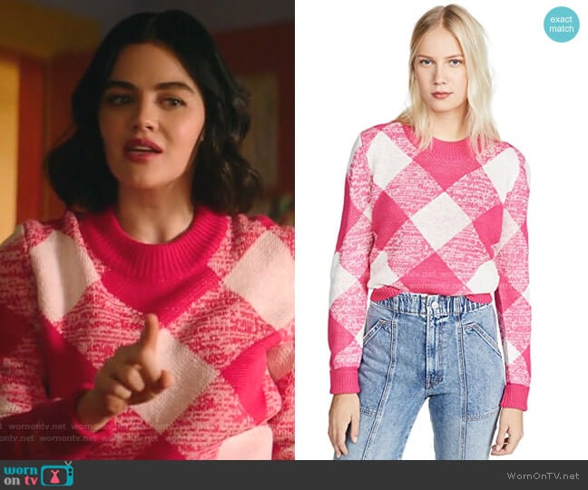 The Fifth Label Angle Knit Sweater worn by Katy Keene (Lucy Hale) on Katy Keene
