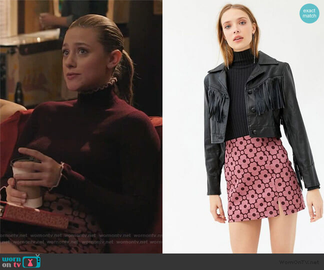 Urban Outfitters Darren Notched Pelmet Mini Skirt