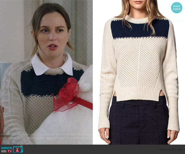 Zadig & Voltaire Rozenn Sweater worn by Angie (Leighton Meester) on Single Parents